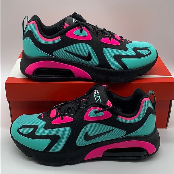 NIKE AIR MAX 200 hyper turbo/black-pink blast men’ - Picture 3 of 16